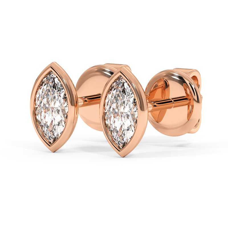 18K Rose Gold Charlotte Earrings