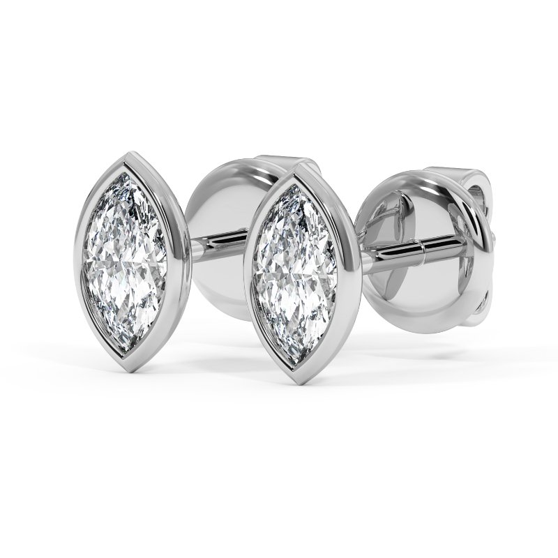 18K White Gold Charlotte Earrings