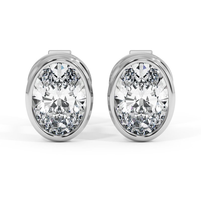 18K White Gold Charlotte Earrings