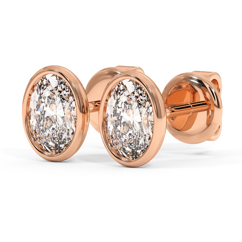 18K Rose Gold Charlotte Earrings