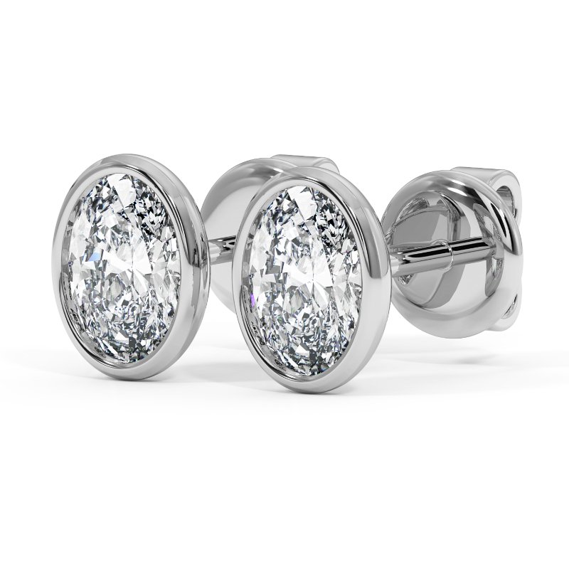 18K White Gold Charlotte Earrings