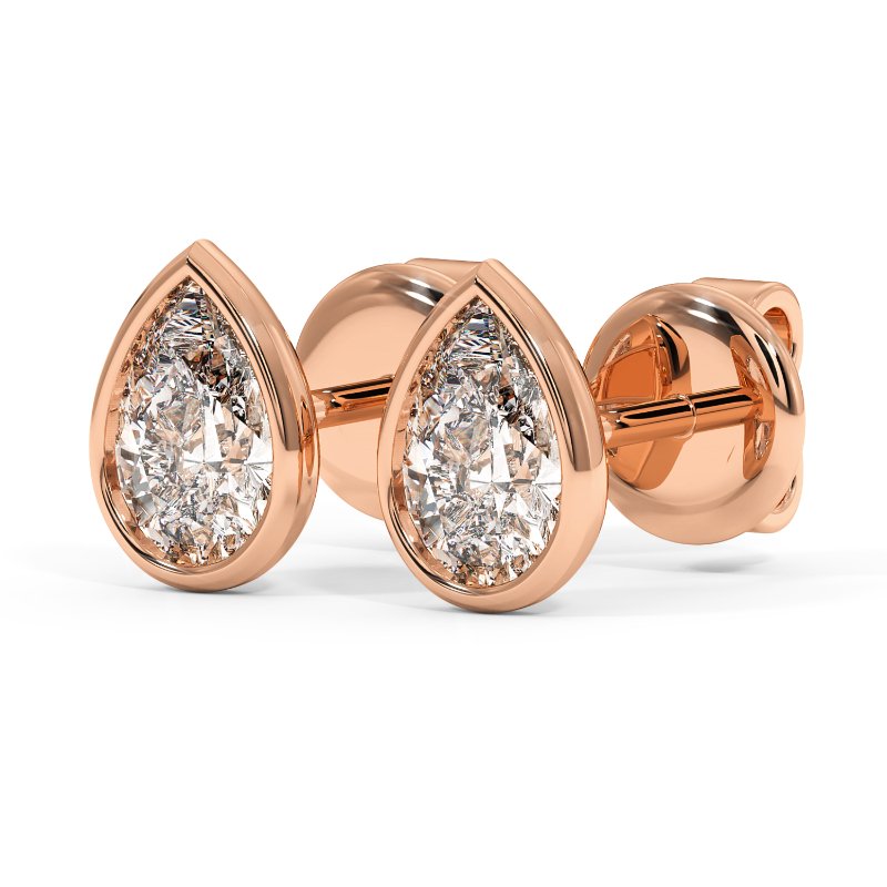 18K Rose Gold Charlotte Earrings