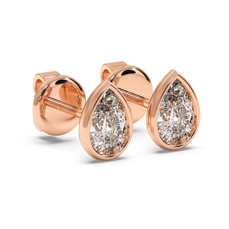 18K Rose Gold Charlotte Earrings