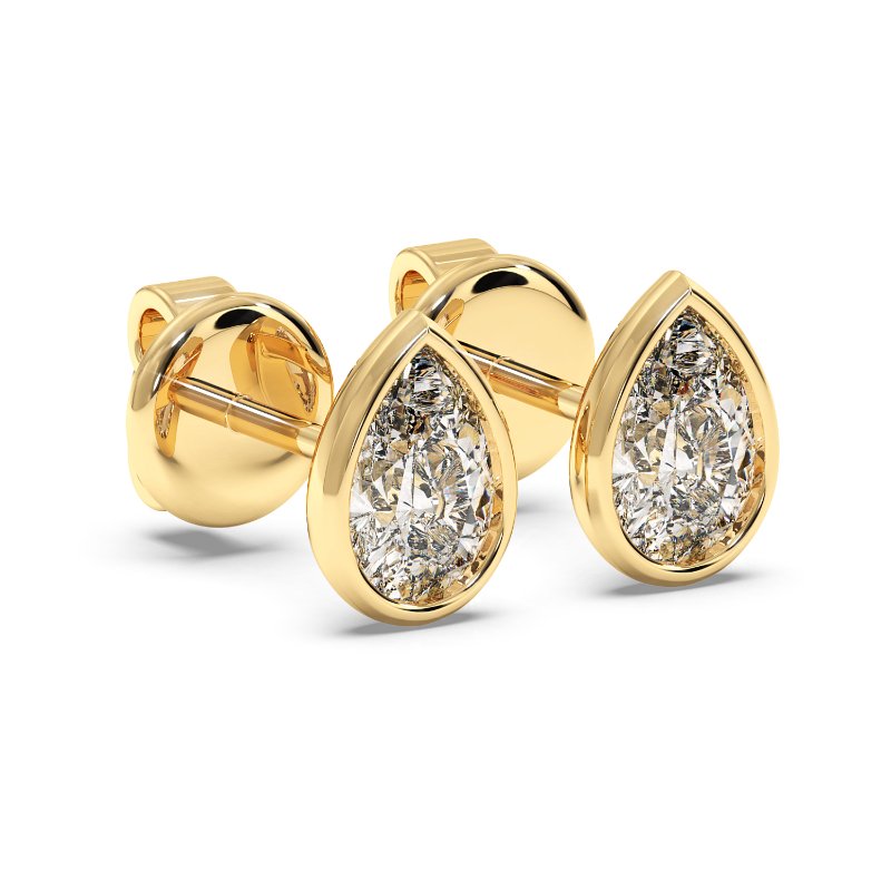 18K Yellow Gold Charlotte Earrings