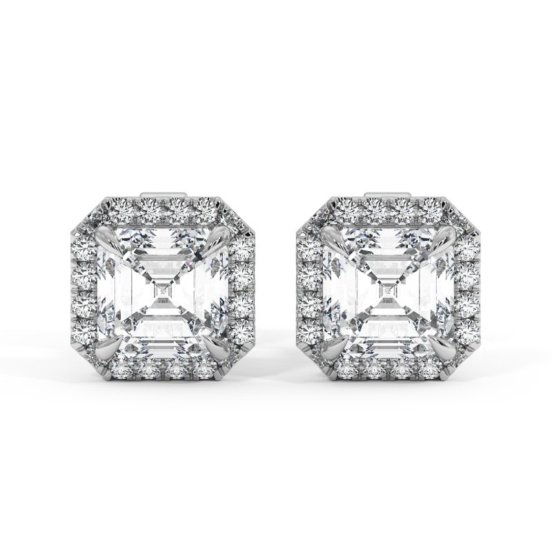 18K White Gold London Earrings