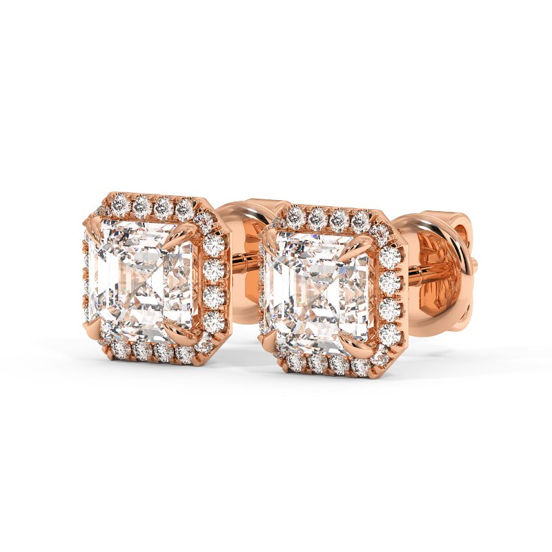 18K Rose Gold London Earrings