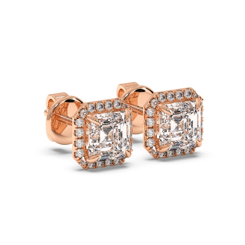 18K Rose Gold London Earrings