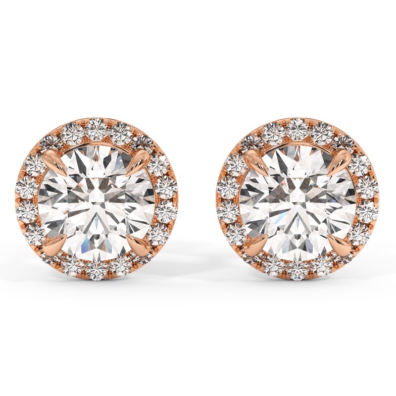 18K Rose Gold London Earrings