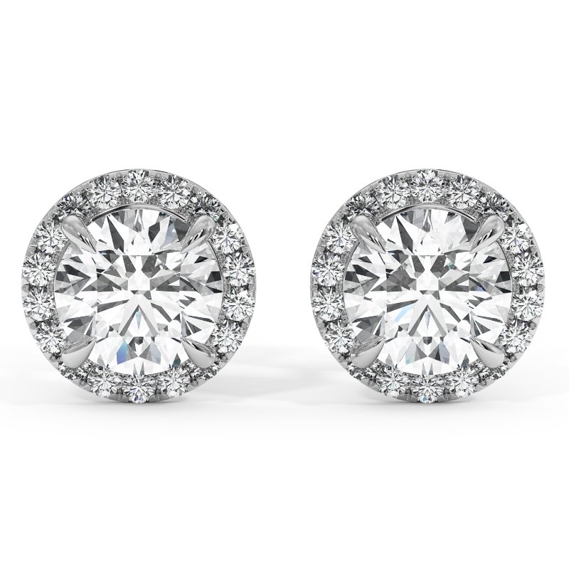 18K White Gold London Earrings