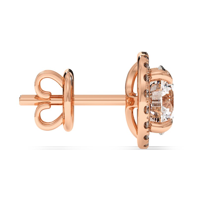 18K Rose Gold London Earrings