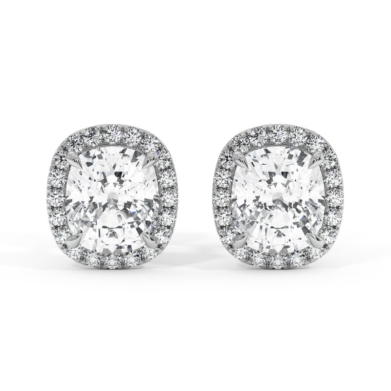 18K White Gold London Earrings