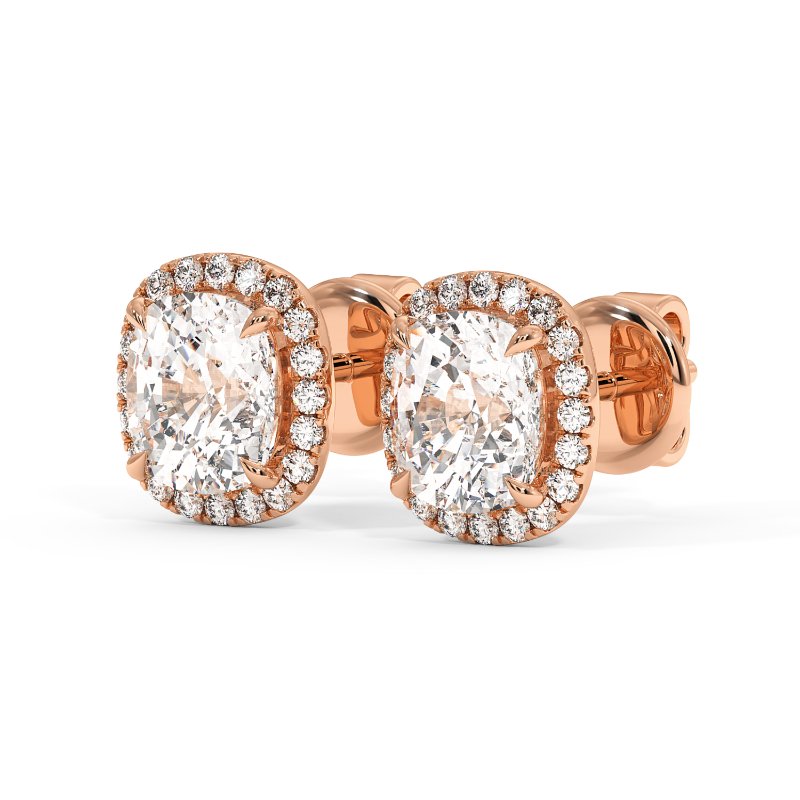 18K Rose Gold London Earrings