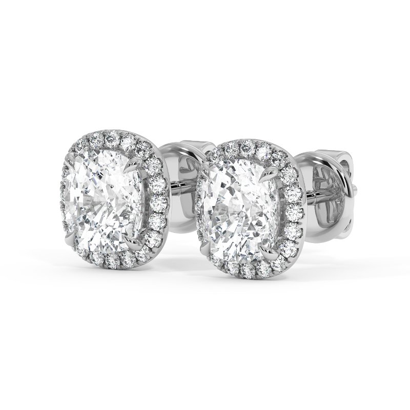 18K White Gold London Earrings