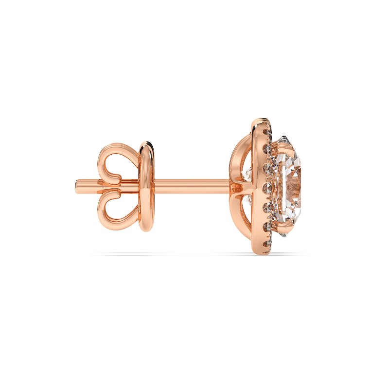 18K Rose Gold London Earrings