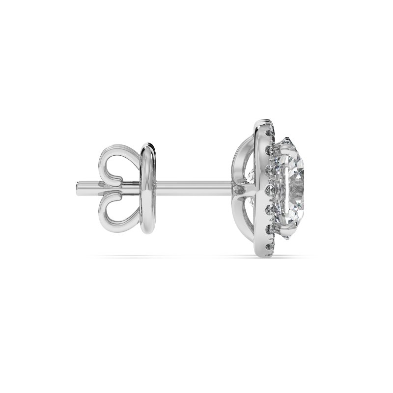 18K White Gold London Earrings