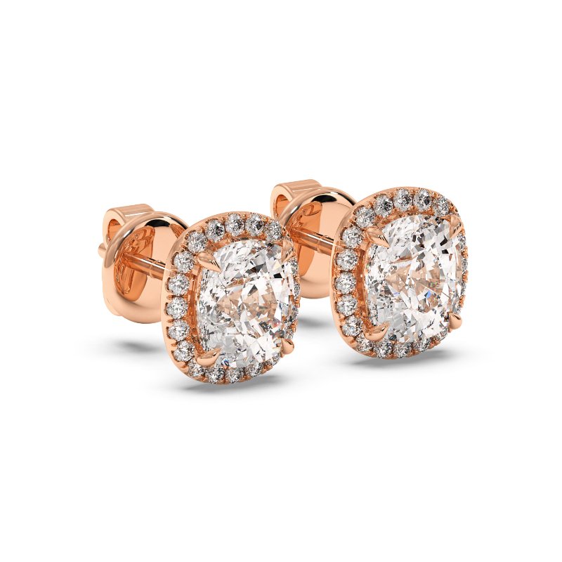 18K Rose Gold London Earrings