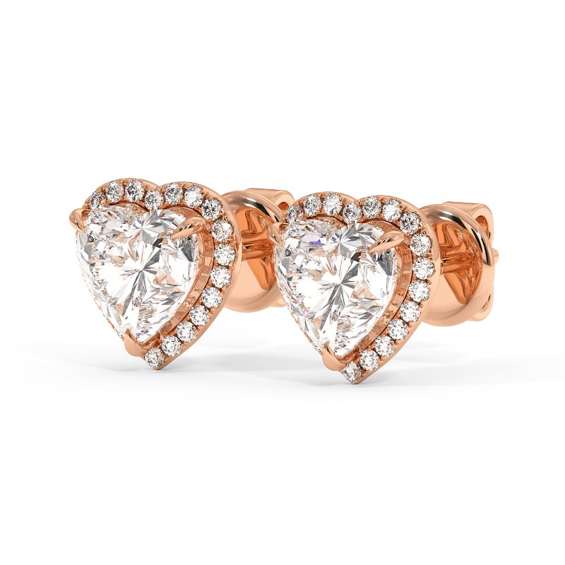 18K Rose Gold London Earrings