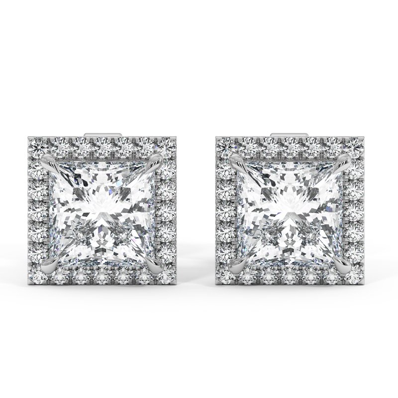 18K White Gold London Earrings