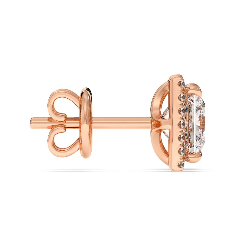 18K Rose Gold London Earrings