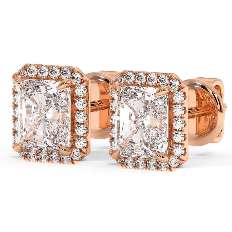 18K Rose Gold London Earrings