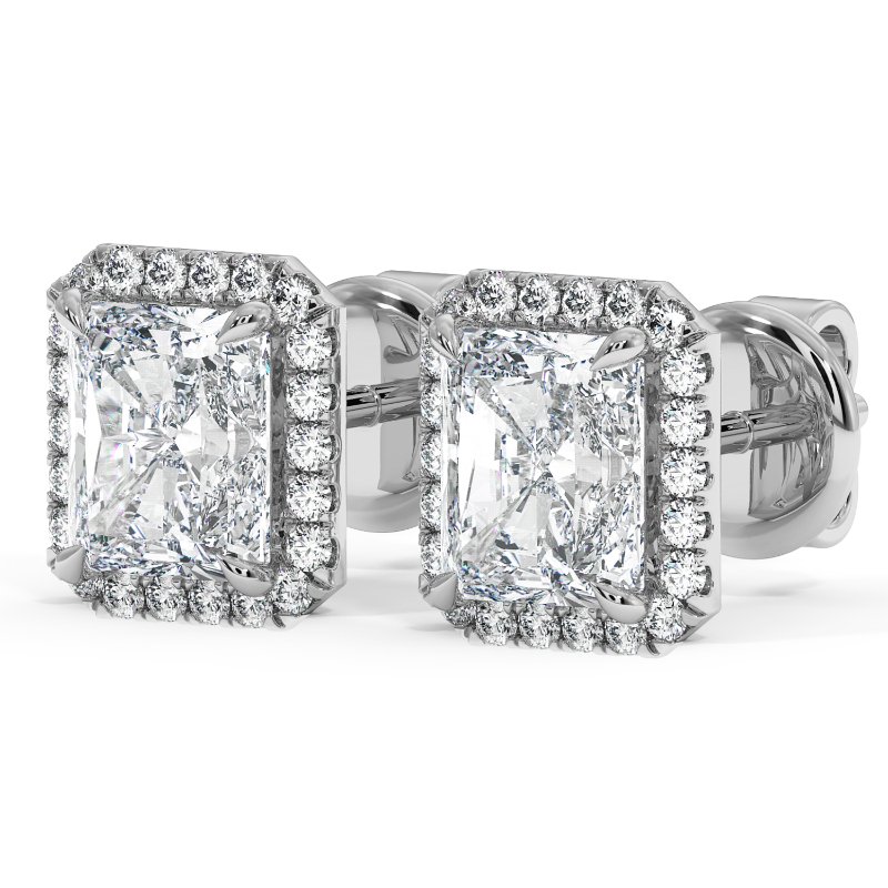 18K White Gold London Earrings