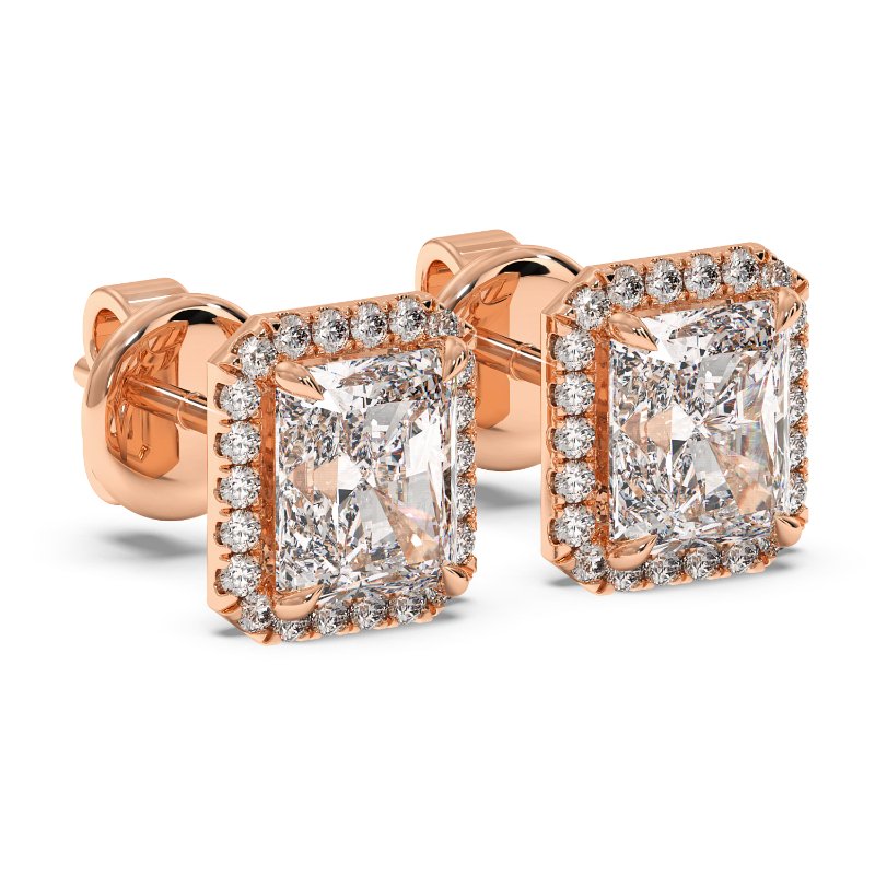 18K Rose Gold London Earrings