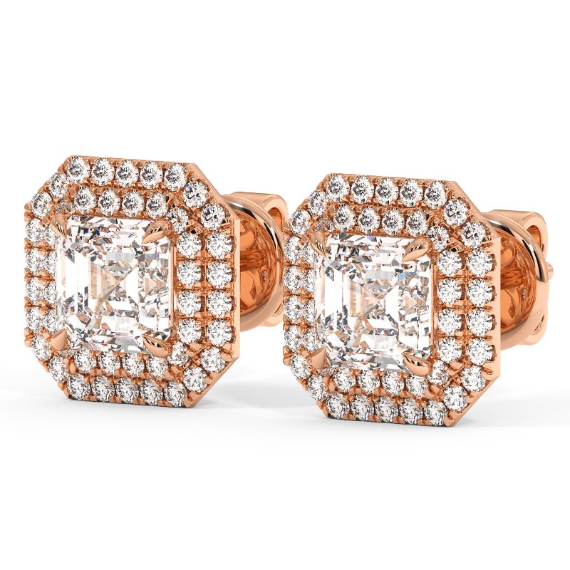 18K Rose Gold Aspen Earrings