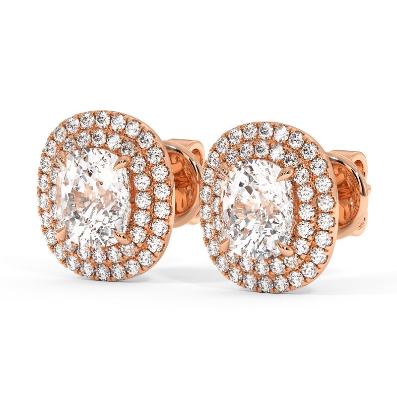 18K Rose Gold Aspen Earrings