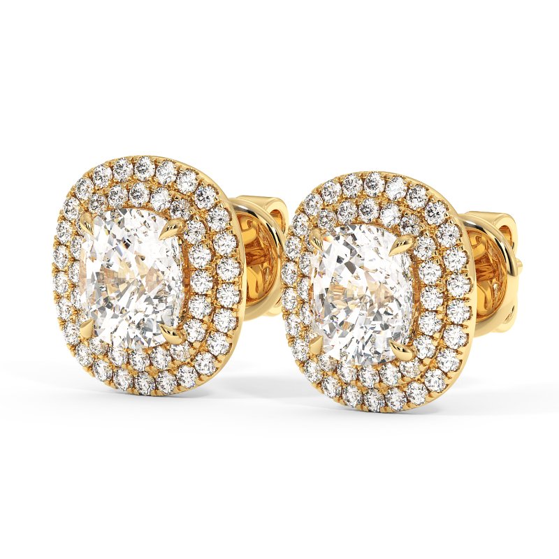 18K Yellow Gold Aspen Earrings