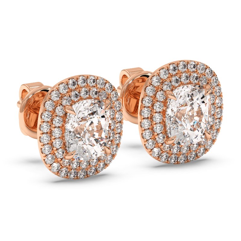 18K Rose Gold Aspen Earrings