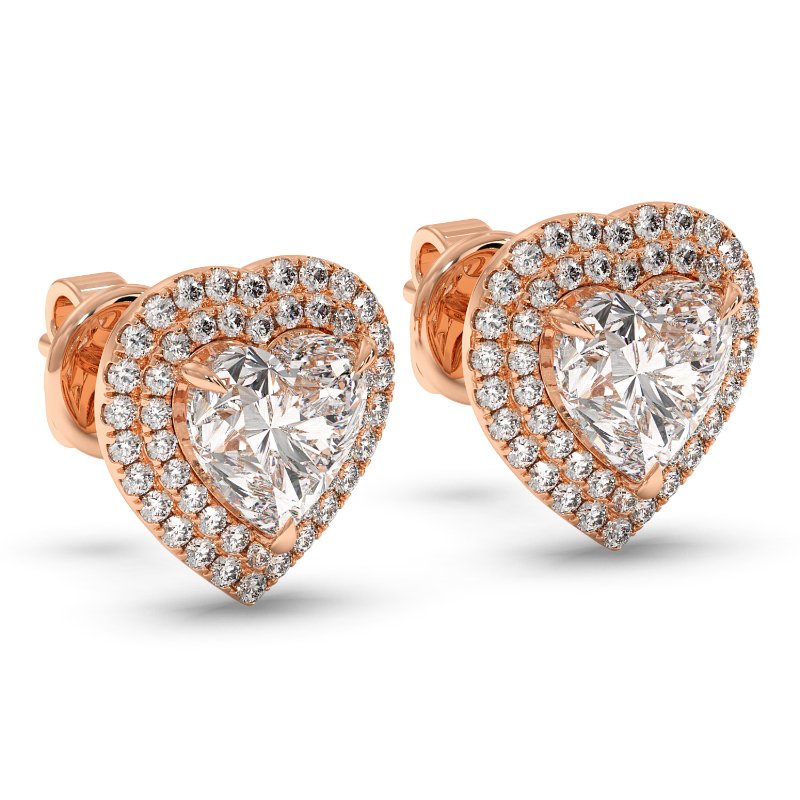 18K Rose Gold Aspen Earrings