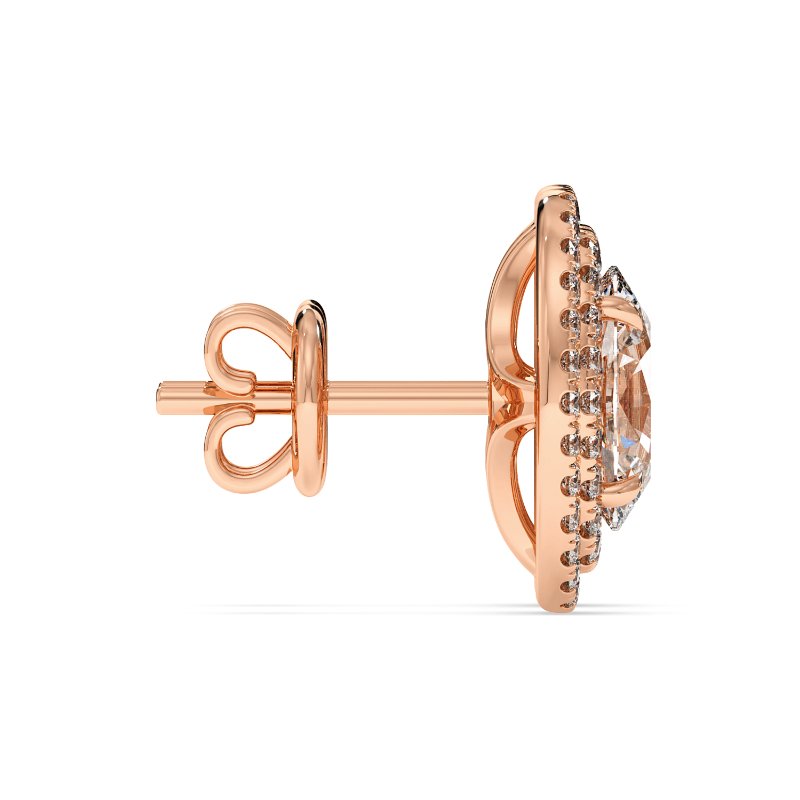 18K Rose Gold Aspen Earrings