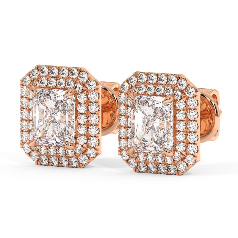 18K Rose Gold Aspen Earrings