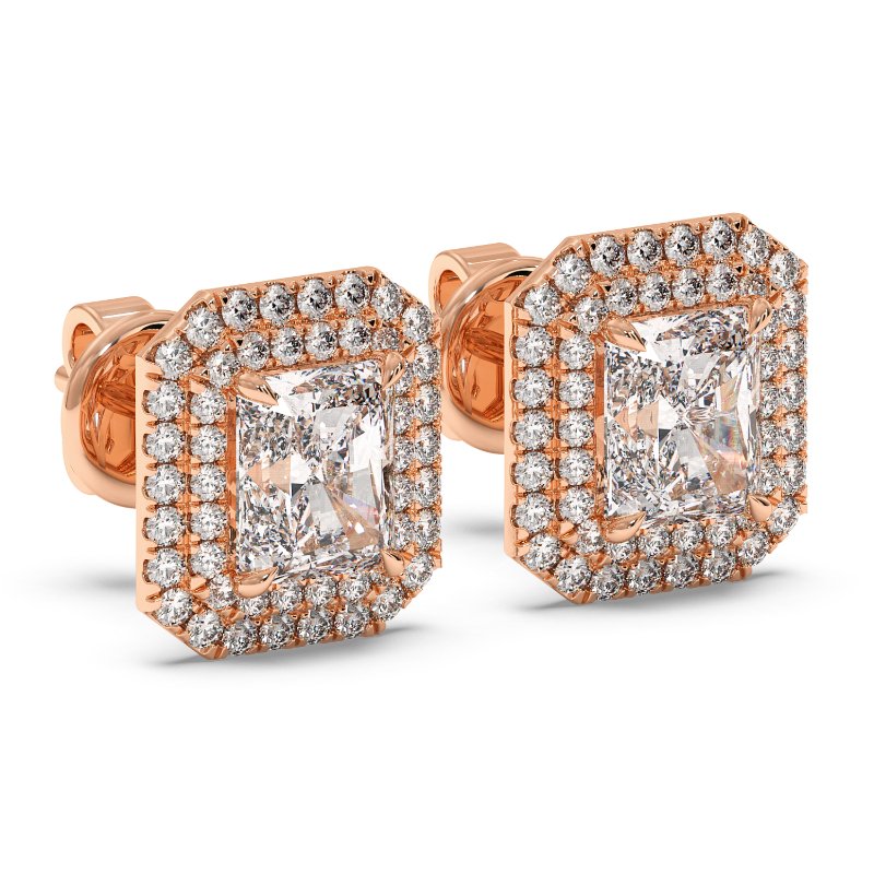 18K Rose Gold Aspen Earrings