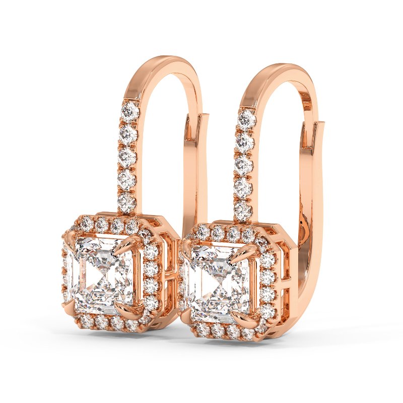 18K Rose Gold Sydney Earrings