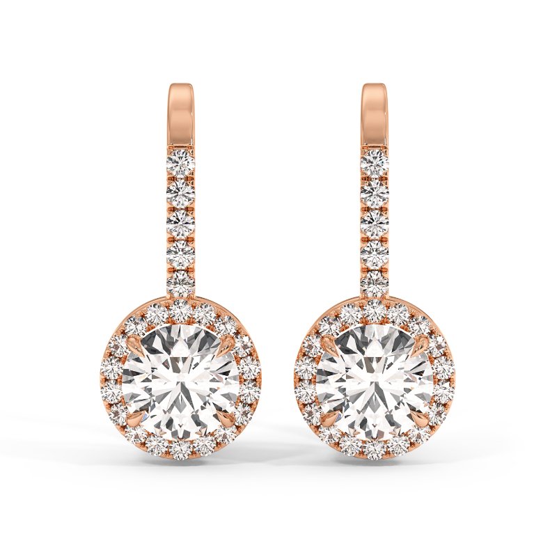 18K Rose Gold Sydney Earrings