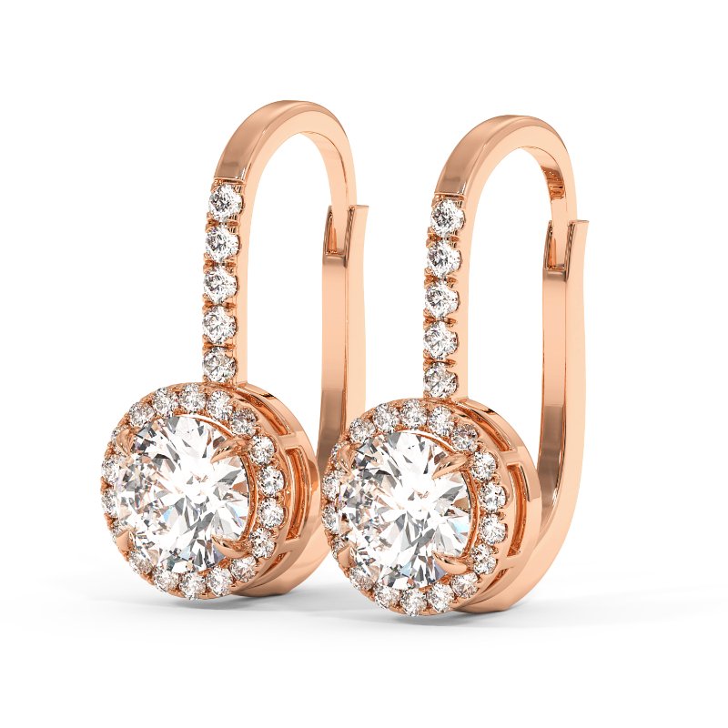 18K Rose Gold Sydney Earrings