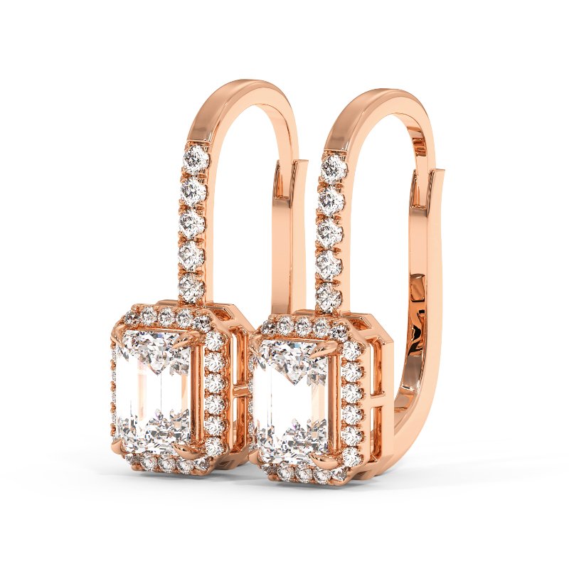 18K Rose Gold Sydney Earrings