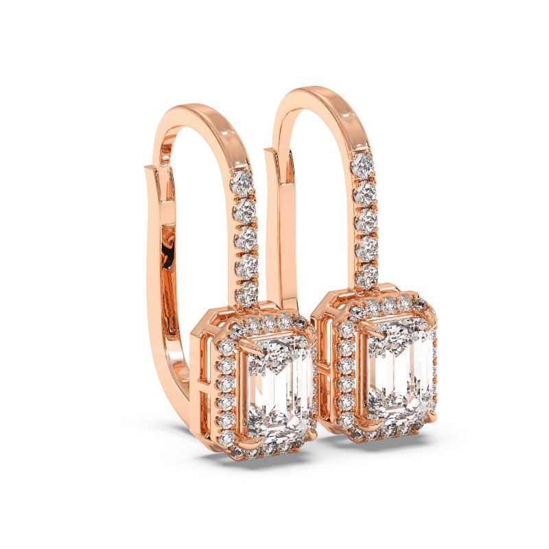 18K Rose Gold Sydney Earrings