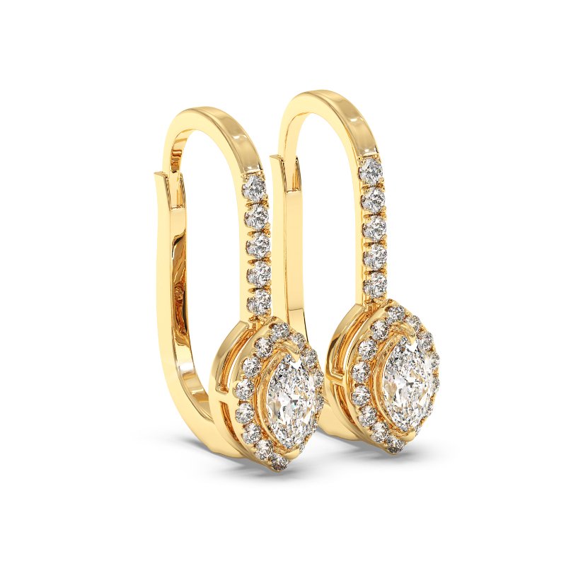 18K Yellow Gold Sydney Earrings