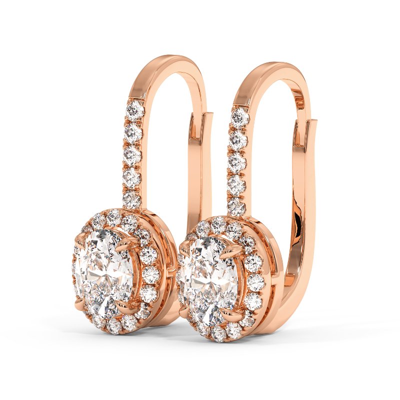 18K Rose Gold Sydney Earrings