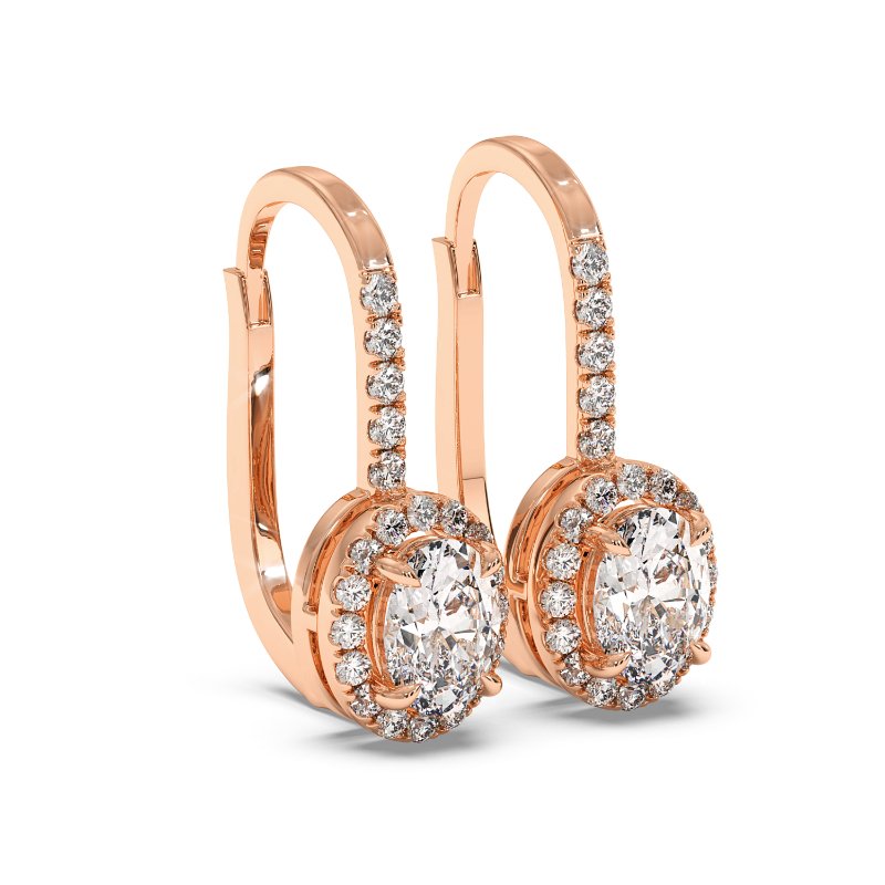 18K Rose Gold Sydney Earrings