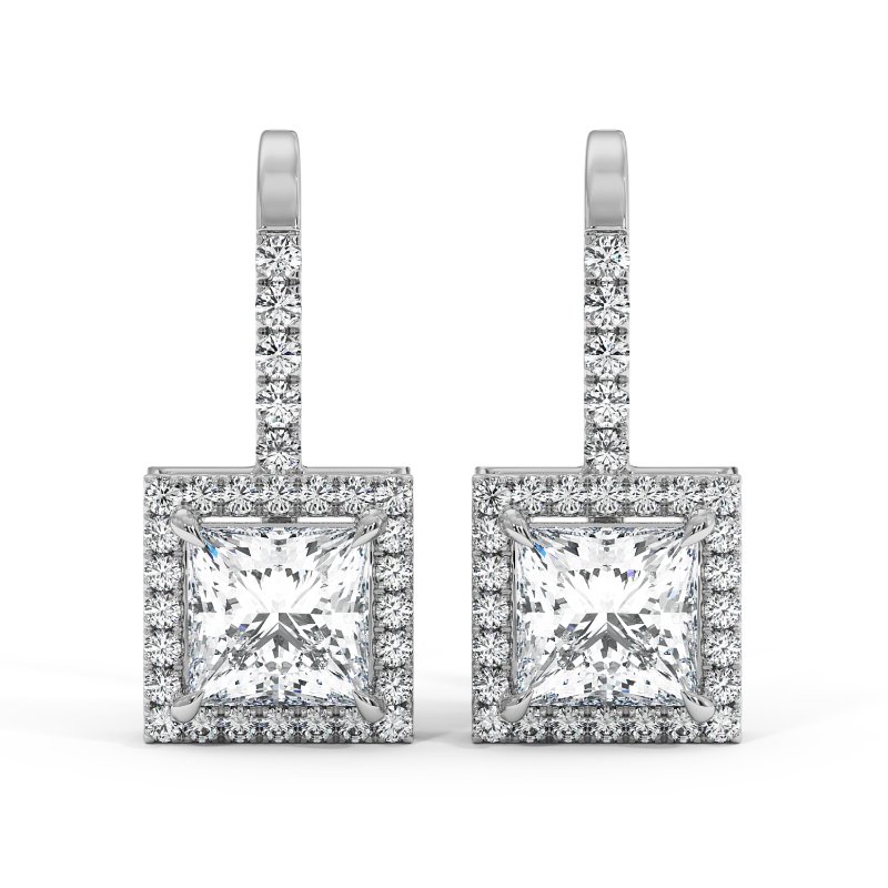 18K White Gold Sydney Earrings