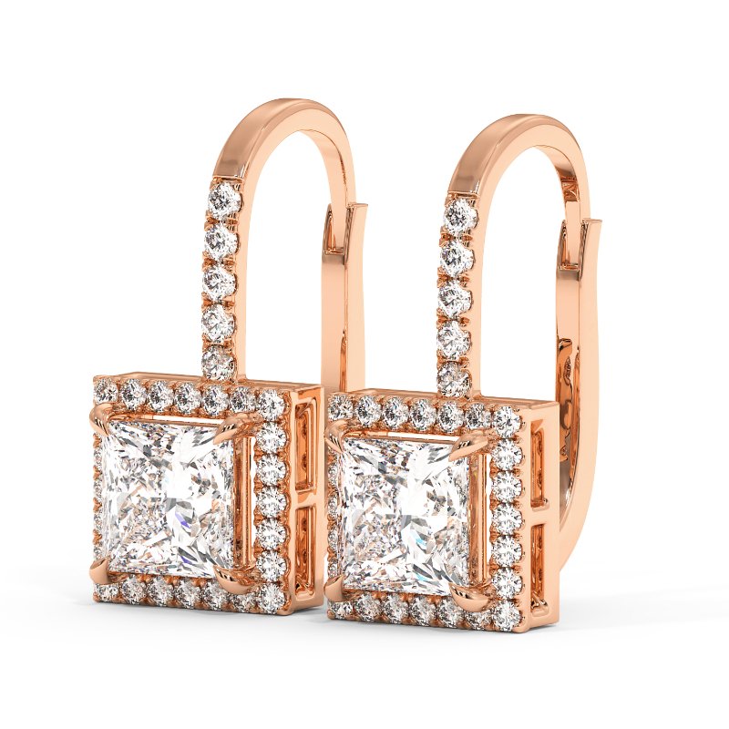 18K Rose Gold Sydney Earrings