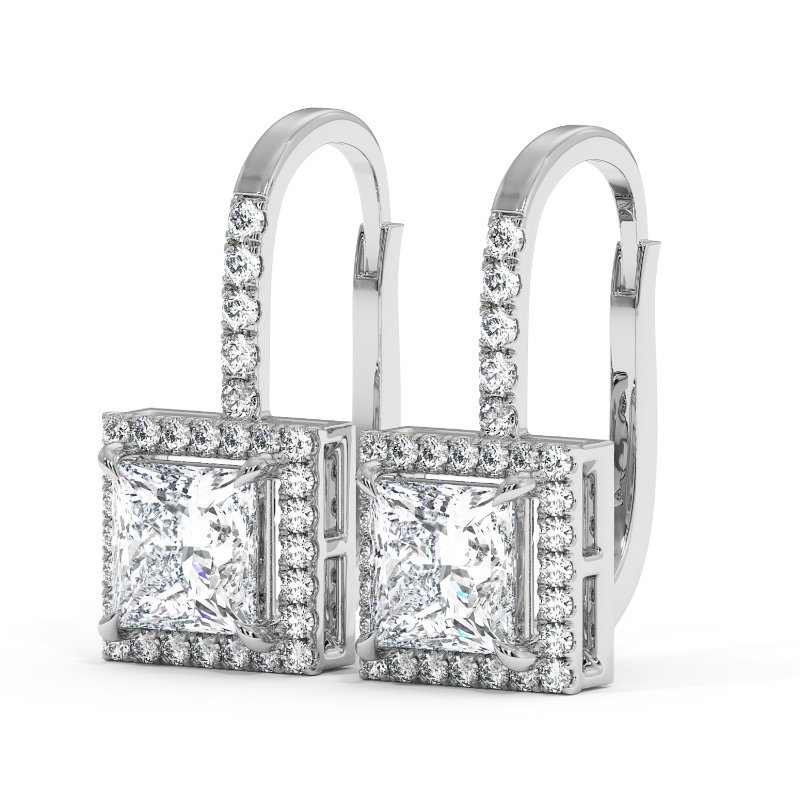 18K White Gold Sydney Earrings