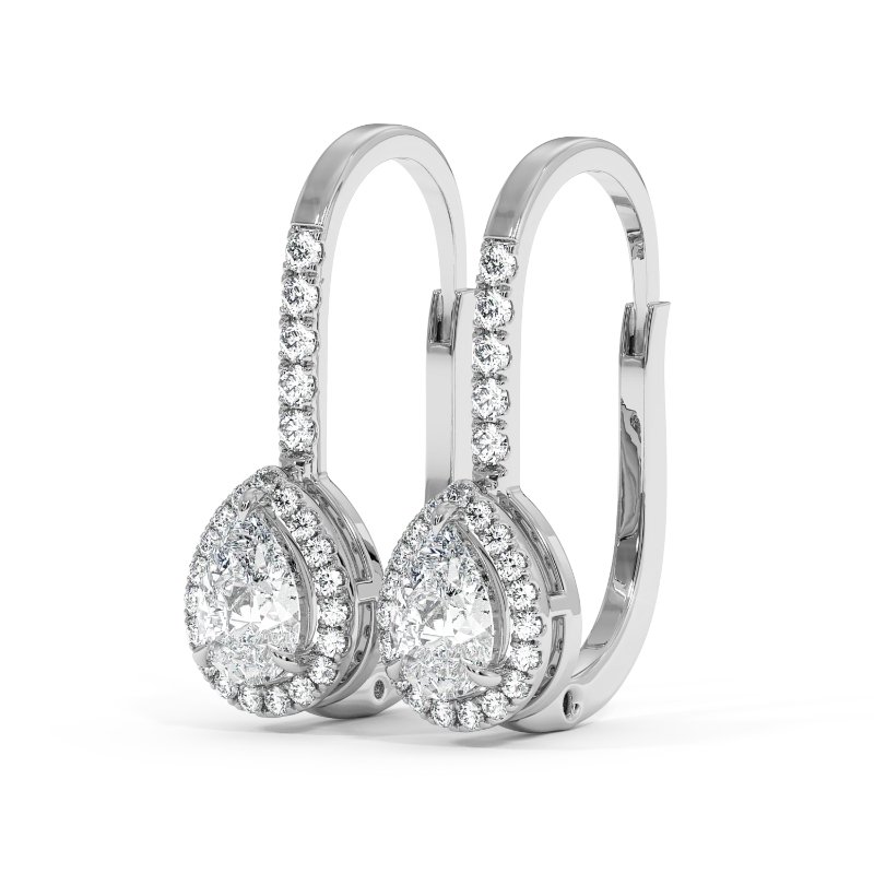 18K White Gold Sydney Earrings