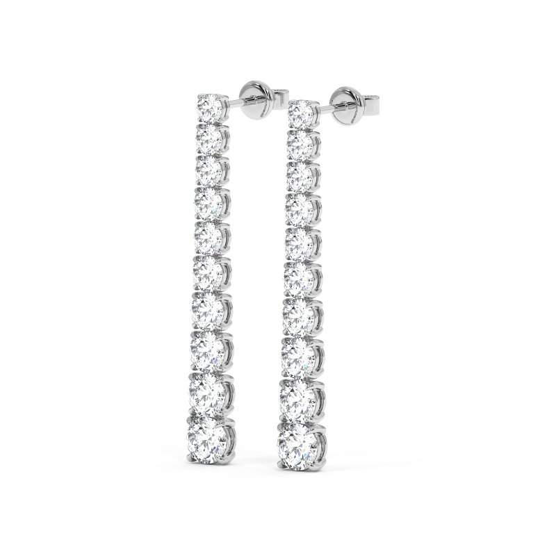 18K White Gold Bianca Earrings