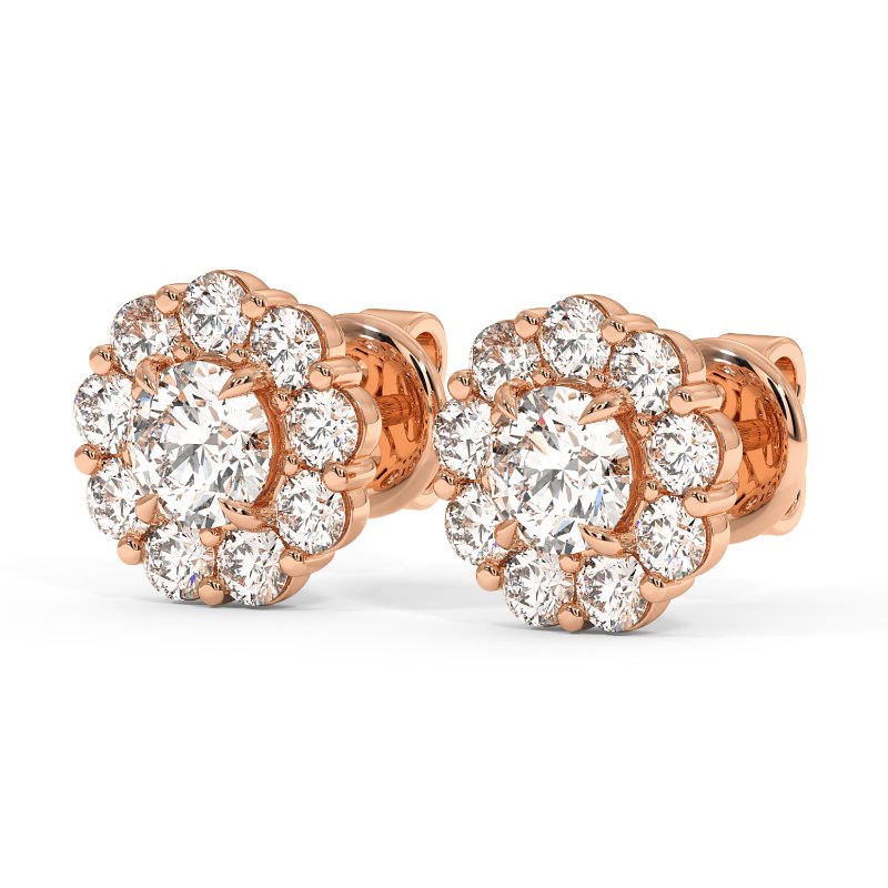 18K Rose Gold Kaylah Earrings