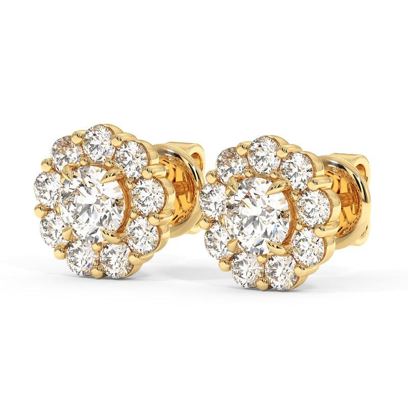 18K Yellow Gold Kaylah Earrings