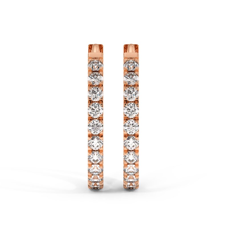 18K Rose Gold Tina Earrings